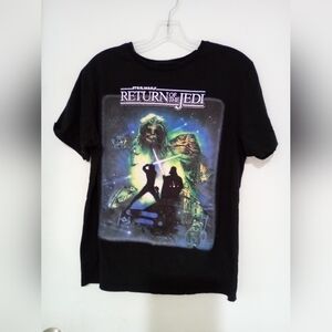 Star Wars Return of the Jedi Black youth short sleeve shirt